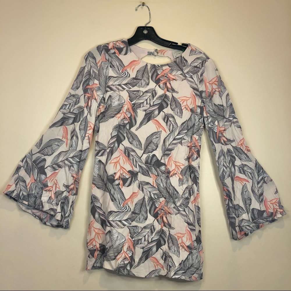 DRESS FORUM 🌿 Sz. S bell sleeved mini dress